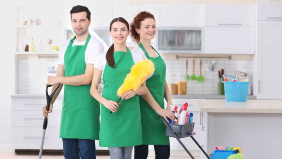 Spot On cleaning team Melbourne
